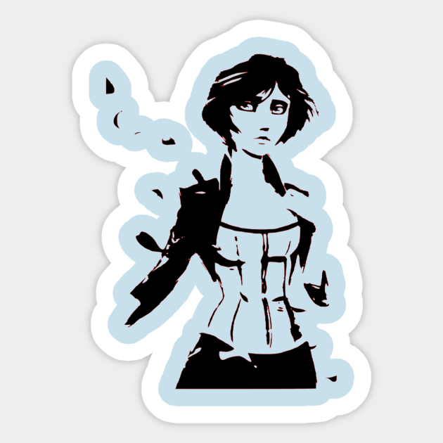 Bioshock Infinite Elizabeth Sticker by OtakuPapercraft